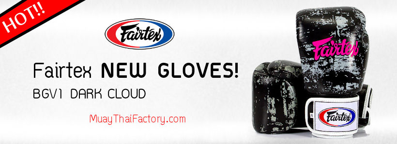 Fairtex Muay Thai gloves -DARK CLOUD