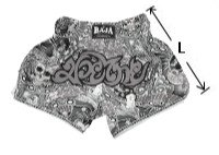 RAJA Boxing Muay Thai shorts size