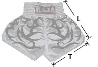 RAJA Boxing Muay Thai shorts size