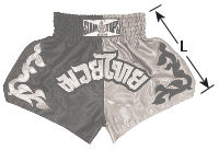 Siamtops Muay Thai shorts size for kids, boy, girl, child, children