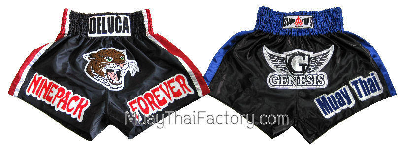 custom muay thai shorts with your logo 2