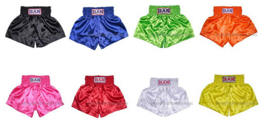 HAN plain color muay thai shorts